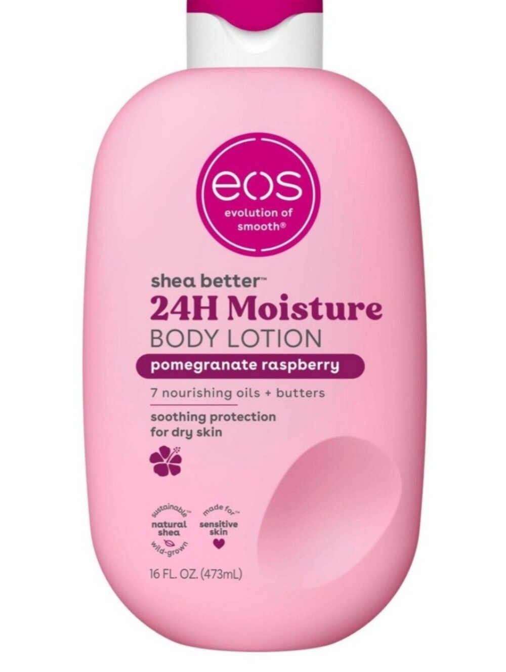 eos Pink Shea Better 24H Moisture Body Lotion - Pomegranate Raspberry